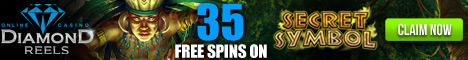 Diamond Reels Secret Symbol - 35 Free Spins Promotion